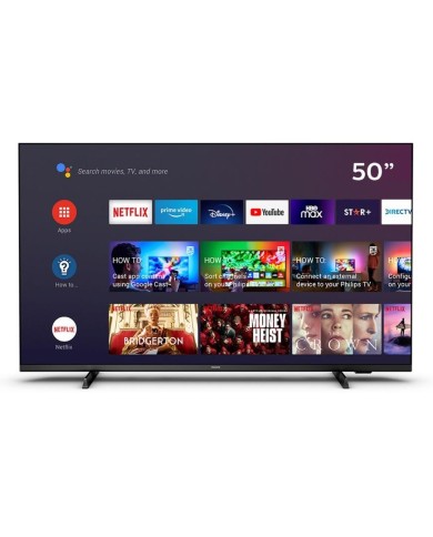 Smart TV Philips 50PUD7406, LED 50" UHD, Sistema Operativo Android TV 10