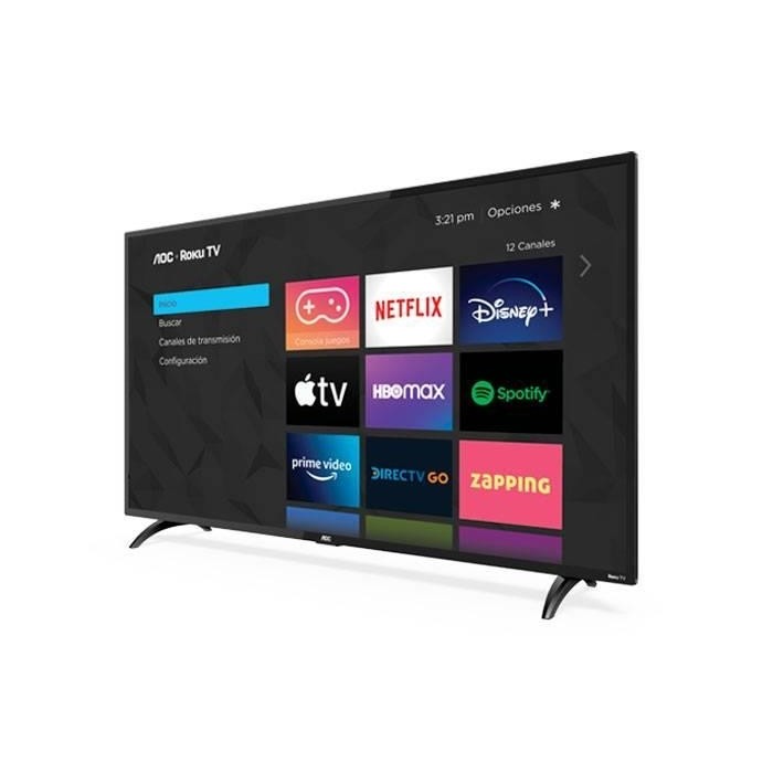 Smart TV AOC 43S5195, LED 43" FHD, Sistema Operativo Roku TV