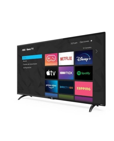 Smart TV AOC 32S5195, LED 32" HD, Sistema Operativo Roku TV