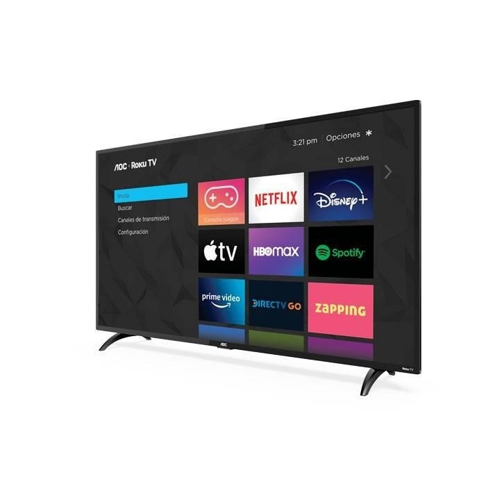 Smart TV AOC 32S5195, LED 32" HD, Sistema Operativo Roku TV