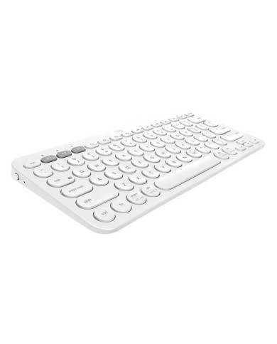 Teclado inalámbrico Bluetooth Logitech K380 Blanco