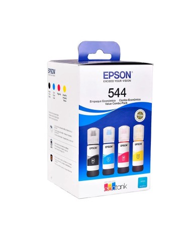Pack de tintas Epson T544 4 colores Negro + Colores ORIGINAL (T544520-4P)
