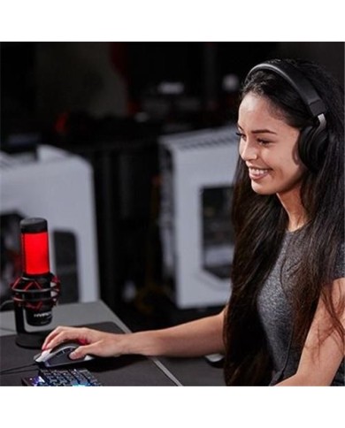 Micrófono Gamer Streaming HyperX QuadCast (HX-MICQC-BK)