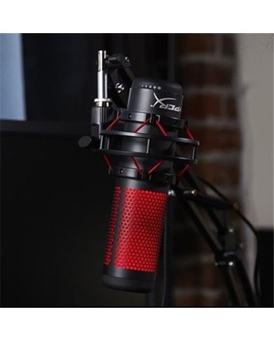 Micrófono Gamer Streaming HyperX QuadCast (HX-MICQC-BK)
