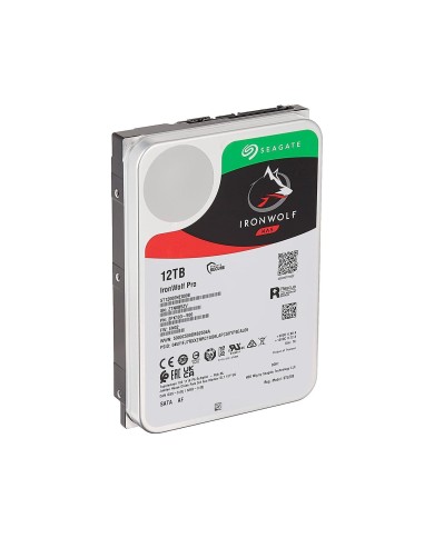 DISCO DURO SEAGATE 12TB 3.5"7200RPM Ironwolf Pro 256mb Sata3 Uso NAS (ST12000NE0008)