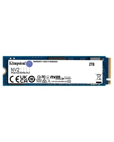 Unidad de Estado Sólido Kingston NV2 2TB M.2 2280 NVMe PCIe Internal SSD U