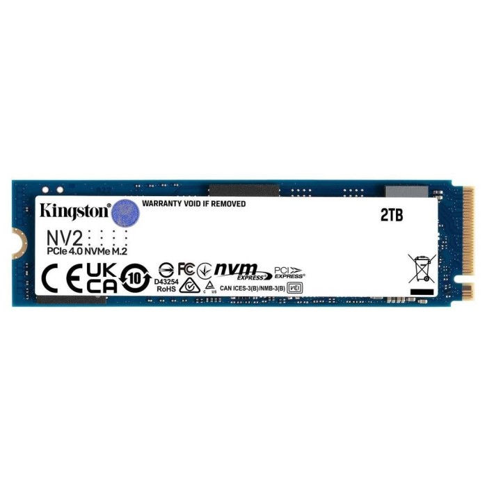 Unidad de Estado Sólido Kingston NV2 2TB M.2 2280 NVMe PCIe Internal SSD U