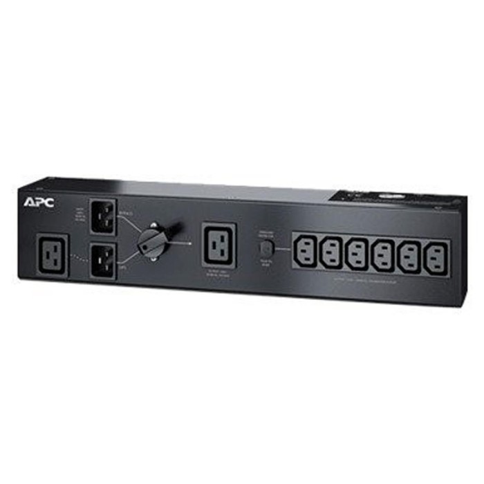 PDU APC Básico (2U, 16A/230V, 6 Salidas C13, 1 Salida C19)