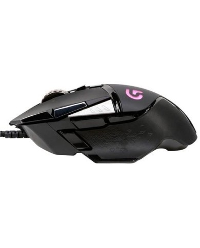 Mouse gamer Logitech G502 Hero - 25.600 DPI, 11 botones (910-005550)