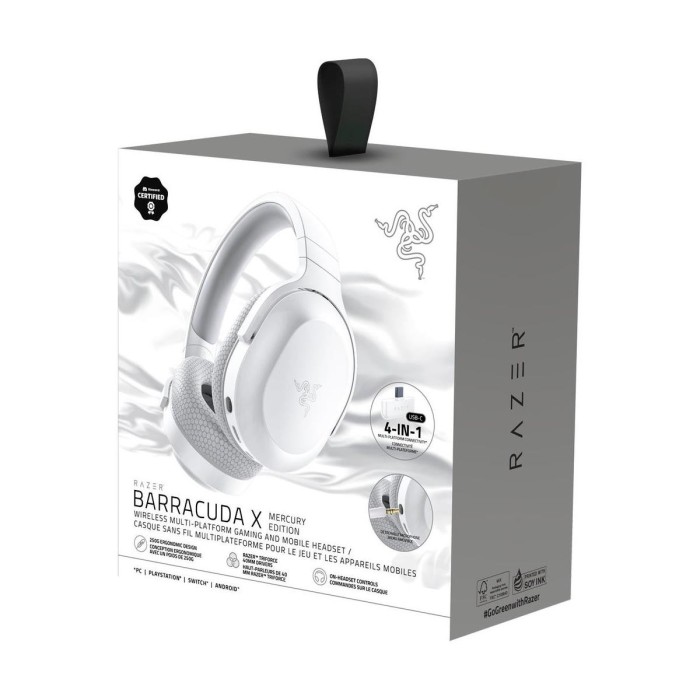 Audífonos Inalámbrico Gamer Razer Barracuda X Mercury White (RZ04-03800200-R3U1)