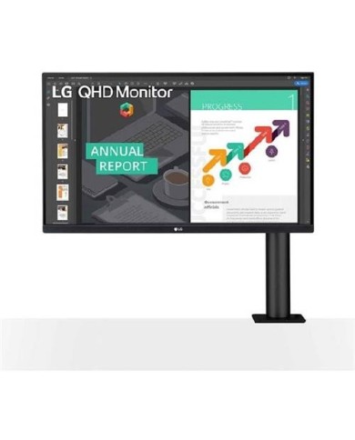 Monitor LG 27QN880-B / 27“ / IPS / QHD / 16:9 / FreeSync / con soporte Ergo (27QN880-B.AWH)