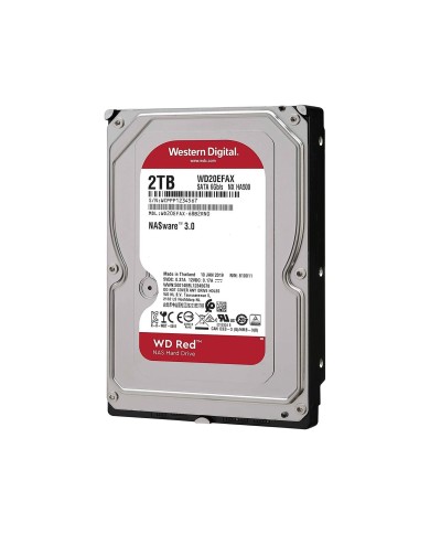 Disco Duro WD Red WD20EFAX 2tb 5400rpm 256mb SATA3 (WD20EFAX)