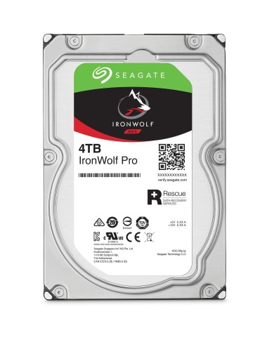 Disco Duro Seagate IronWolf Pro de 4TB Formato 3.5“, SATA, 7200rpm, NAS