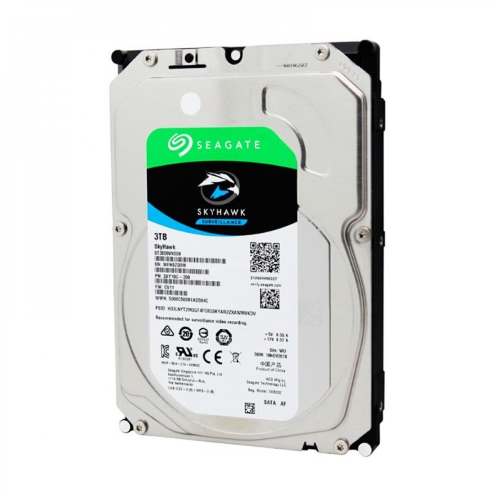 Disco duro interno Seagate SkyHawk Surveillance 3 TB HDD 3.5" SATA 6Gb/s