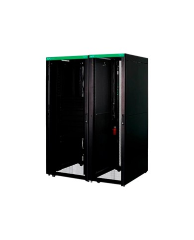 Rack Apc Easy 600mm/42U/1100mm with Roof Side panel castors feet and 4 Brackets No Bottom black (ER6212)