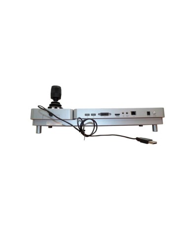 Control IP con Pantalla Hikvision Joystick Touch 10.1'', Alámbrico, USB, Negro (DS-1600KI)