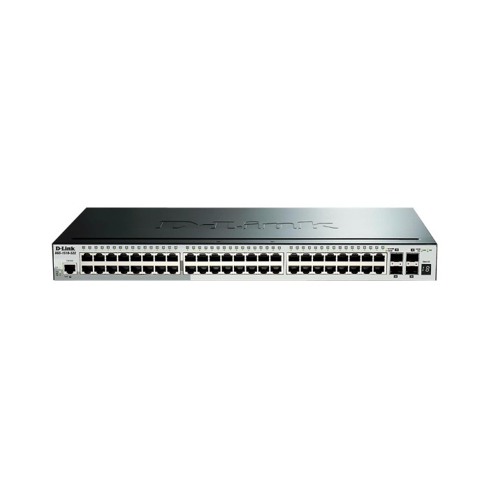 Switch Dlink DGS-1510-52-ports Gigabit - 48-ports Gigabit 4-ports SFP+ D-Link (DGS-1510-52X)