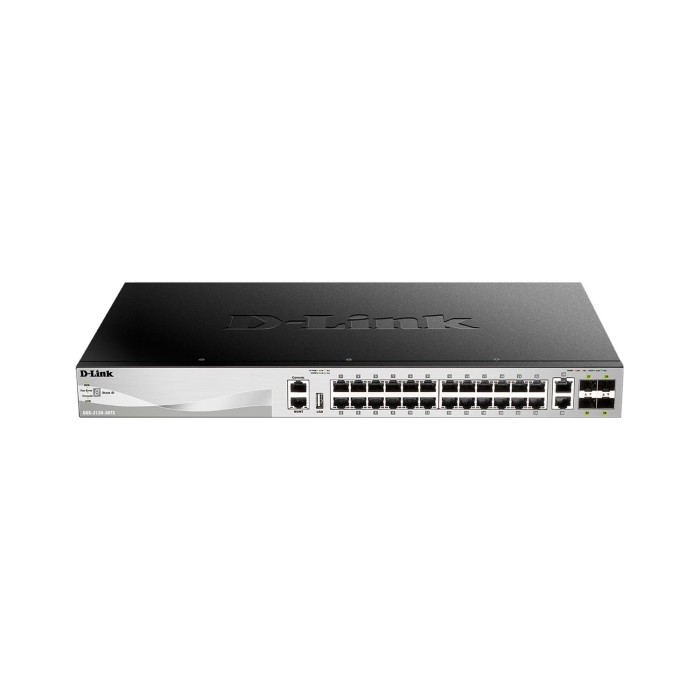 Switch Dlink DGS-3130-30TS 24 x 10/100/1000Base-T + 2x10G (DGS-3130-30TS)