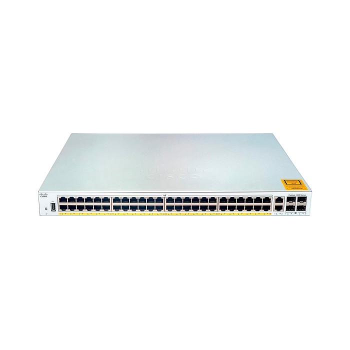 Switch Cisco Catalyst 1000 48 PoE FE 2x1G SFP (C1000FE-48P-4G-L)