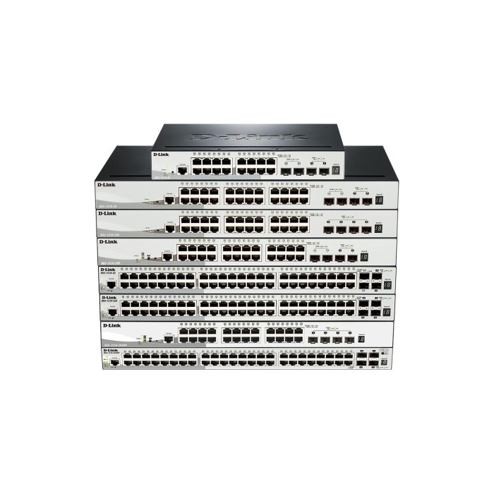 Switch Dlink DGS-1510-52-ports Gigabit - 48-ports Gigabit 4-ports SFP+ D-Link (DGS-1510-52X)