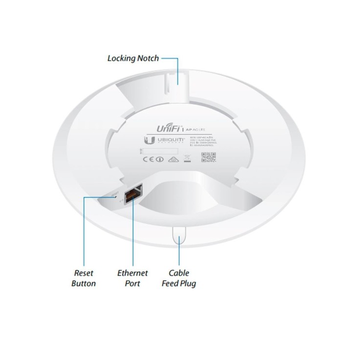 Punto de Acceso UBQ UAP-AC-LITE-5 AP 2.4/5GHz Pack-5 Sin Power Injector