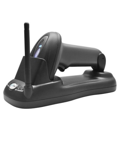 Lector de código de barras inalámbrico 3nStar SC300 (1D, batería extraíble, larga distancia)