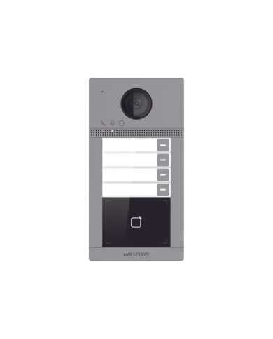 Estación de Puerta Hikvision para Residencial (IP, 4 Botones, 2MP, WiFi)