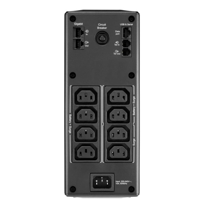 UPS APC, BR1600MI Back Pro (960 Watts / 1.6kVA 8 Outlets, AVR)