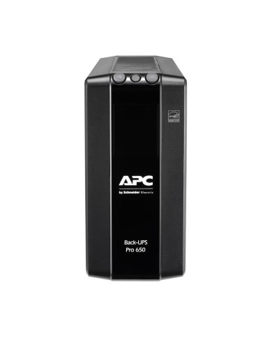 UPS APC Back Pro BR Interactiva (650VA/390W, 230V, 6 Salidas C13)
