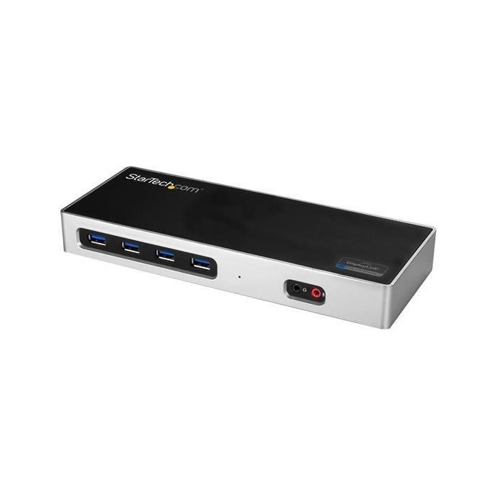 Docking Station StarTech USB-C para Portátiles de 2 Puertos DisplayPort o HDMI, Replicador de Puertos USBC