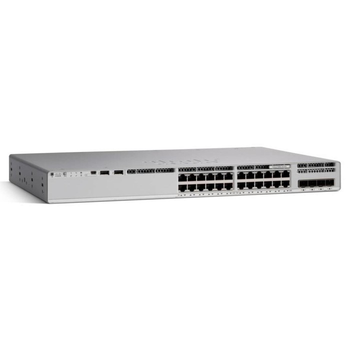 Switch Catalyst 9200L 24 puertos Gigabit PoE+ 4x1G uplink