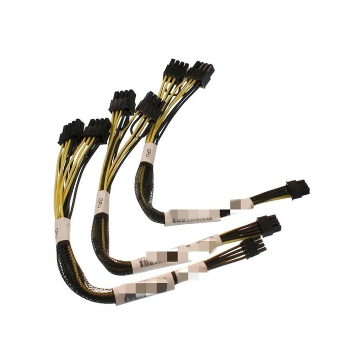 Kit de cables HPE GPU DL38X Gen 10, de 2 x 8 Pines