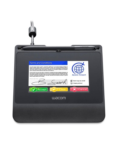 Tableta Wacom Signature Large 5.0 Pulgadas Color Lcd Display Usb Cable Connection Improved Thin-Client (STU540)