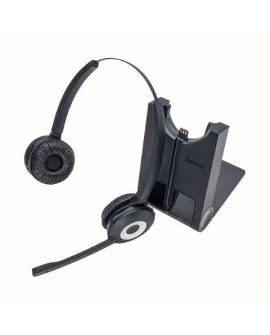 Audífonos Jabra Pro 930 Duo, DECT, Crystal Clear, Negro