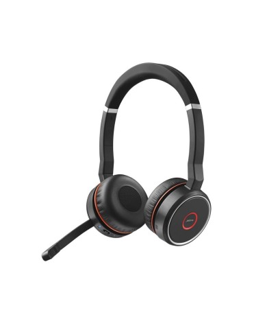 Audífonos con Micrófono Jabra Evolve 75+MS Stereo, Bluetooth, Inalámbrico, Optimizados para Skype