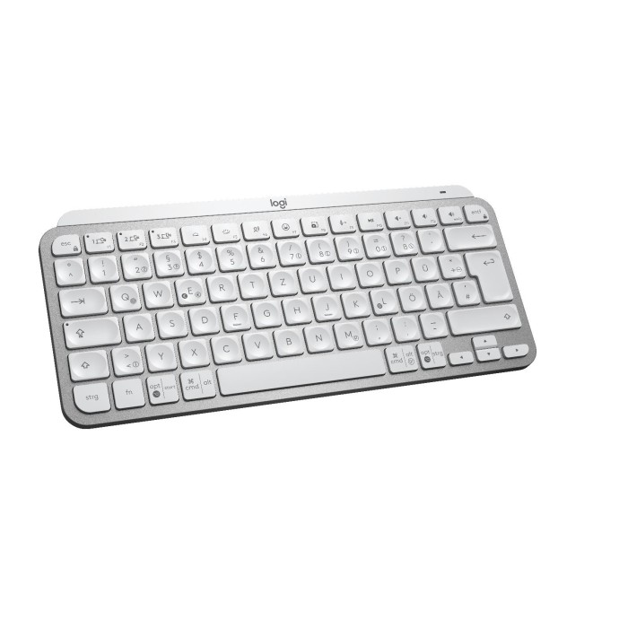Teclado Logitech MX Keys Mini Wireless, Dongle USB, Bluetooth, Gris, Español