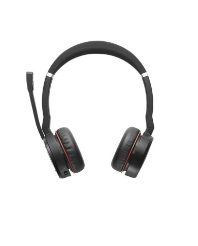 Audífonos con Micrófono Jabra Evolve 75+MS Stereo, Bluetooth, Inalámbrico, Optimizados para Skype