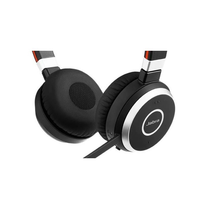 Audifonos Jabra Evolve 65 MS stereo, Dual, con Jabra LINK 360