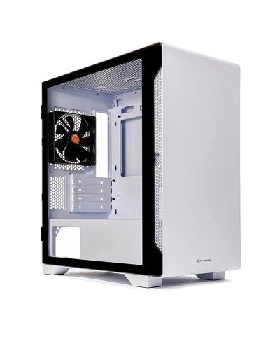 Gabinete S100TG Snow/White/Win/SPCC/Tempered Glass