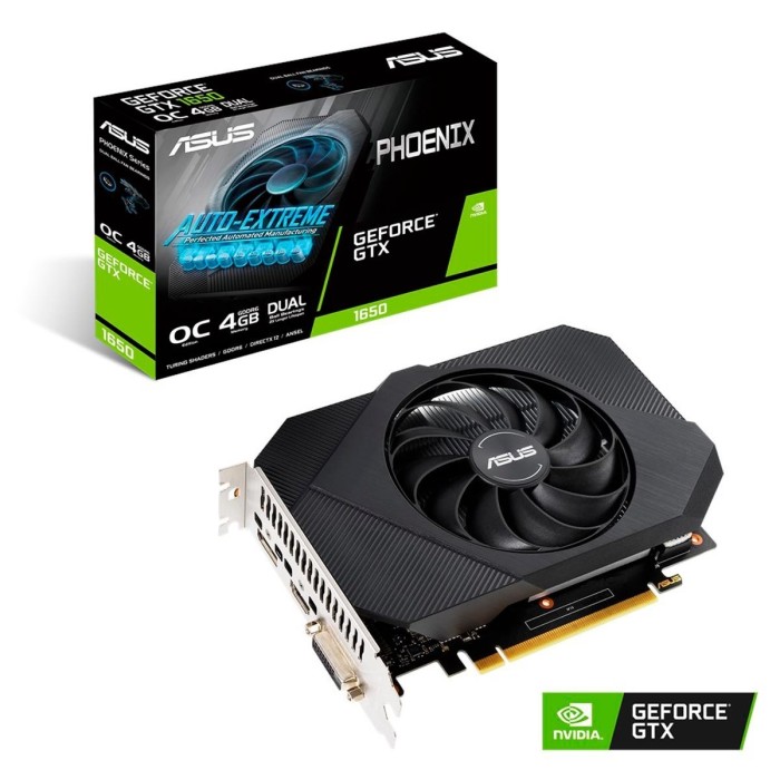 Tarjeta de video ASUS Phoenix GTX 1650 OC Edition de 4GB GDDR6