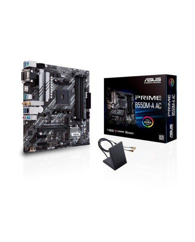Placa Madre ASUS PRIME B550M-A AC AM4, DDR4 2133/4600 MHz, microATX