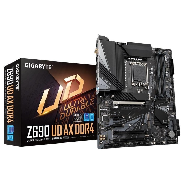 Placa Madre Gigabyte Z690 UD AX DDR4 (LGA1700, 2133/5333MHz, M.2 x3, ATX)