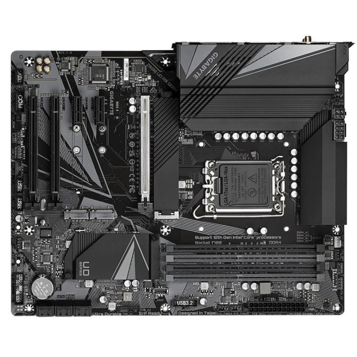 Placa Madre Gigabyte Z690 UD AX DDR4 (LGA1700, 2133/5333MHz, M.2 x3, ATX)