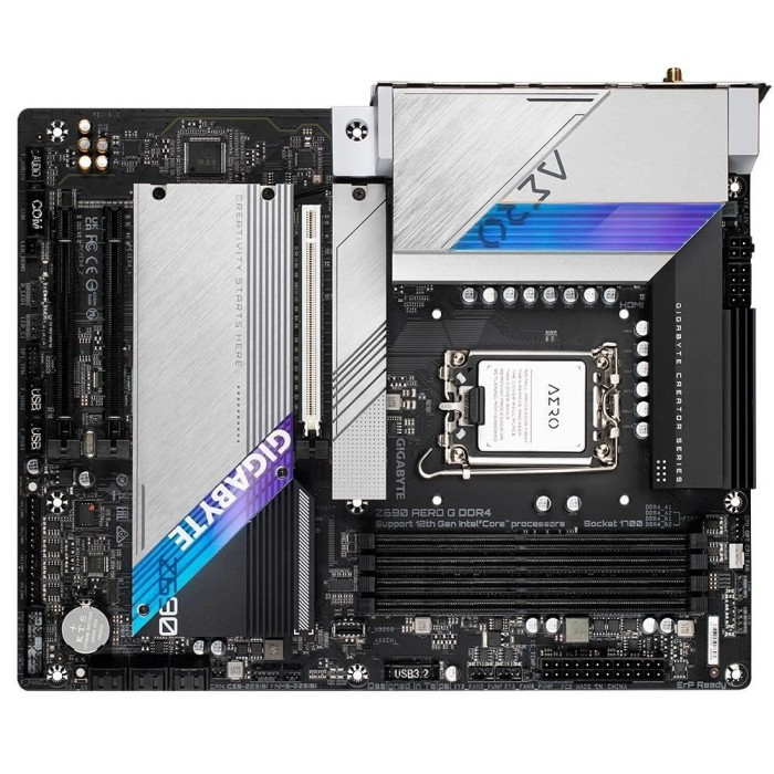 Placa Madre Gigabyte Z690 AERO G DDR4, ATX, Socket LGA1700, USB 3.2 Gen 1