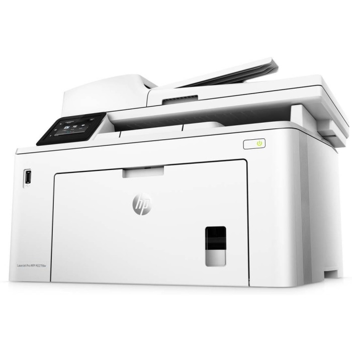 Impresora Multifuncional HP LaserJet Pro M227fdw (Laser, Duplex, Red + Wifi + USB)