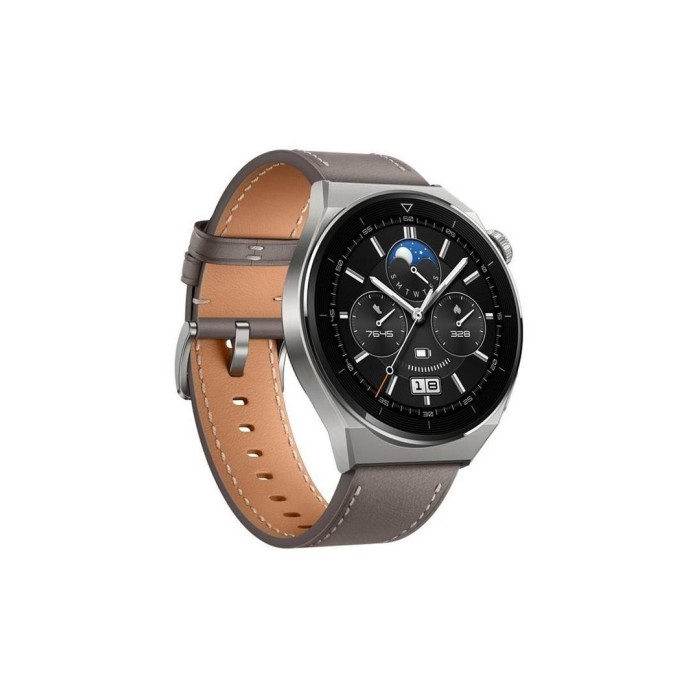 SmartWatch Huawei GT3 Pro de 46.6 mm (AMOLED, Bluetooth, IP68, 5ATM, Black/Grey)
