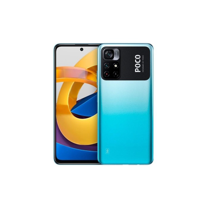 Celular Xiaomi Poco M4 Pro de 6.6“ (OctaCore, 6GB RAM, 128GB Internos, Cool Blue)