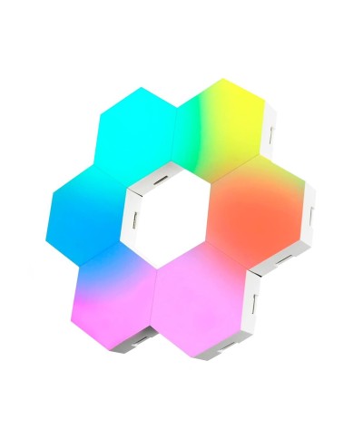 Luces Hexagonales RGB Snake Gamer Vipera One SN1150 no Usa Pilas (6 unidades)