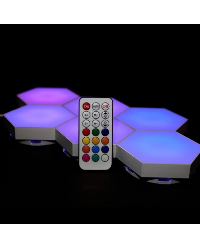 Luces Hexagonales RGB Snake Gamer Vipera One SN1150 no Usa Pilas (6 unidades)