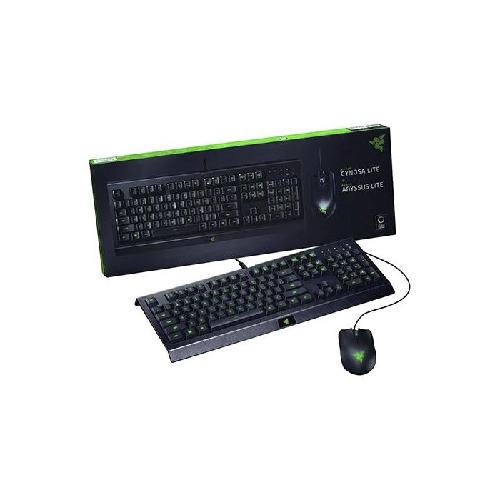 Kit gamer Teclado Gamer Razer Cynosa Lite + Mouse Abyssus Lite (108RZ00041)